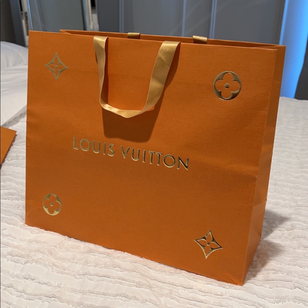 Louis Vuitton Shopping Bag Gold LIMITED EDITION Large
